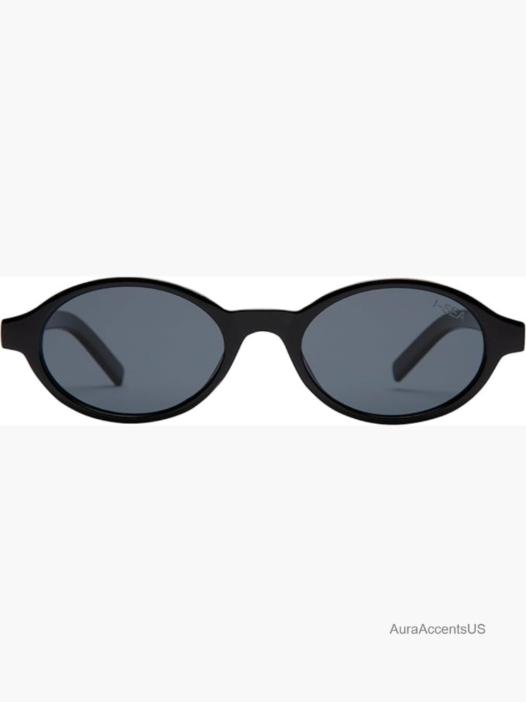 Oval Sunglasses, Polarized Uv Protection, Scratch Resistant, Medium Fit